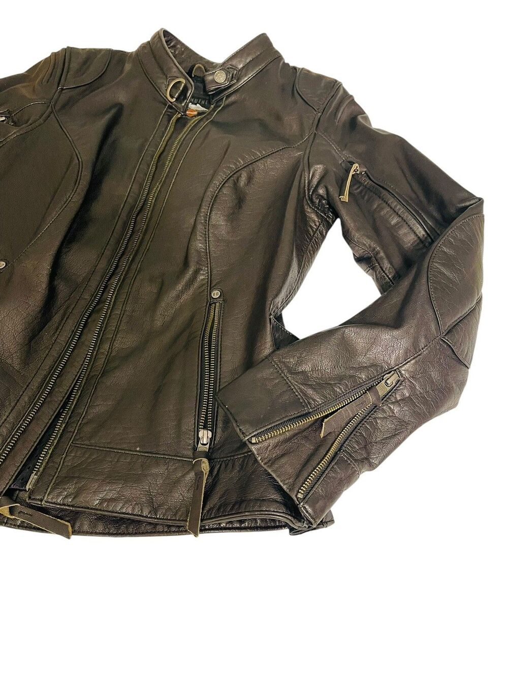 Harley-Davidson Women’s Leather Biker Jacket - Picture 6 of 12